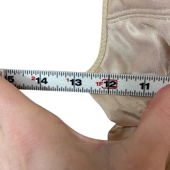 Vintage St.Michael Champagne V-neck Slip - Picture 7 of 12